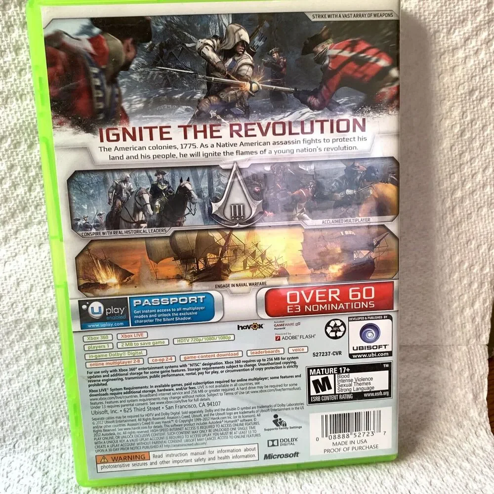 Xbox assassin creed